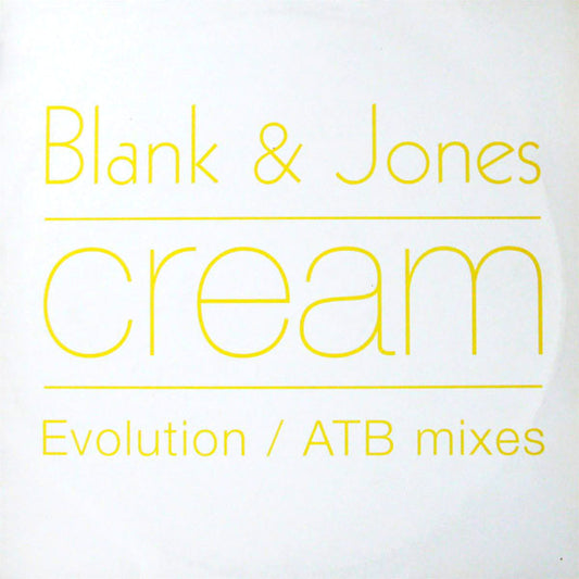 Blank & Jones : Cream (12")