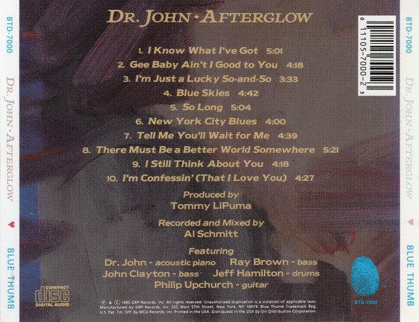 Dr. John : Afterglow (CD, Album)