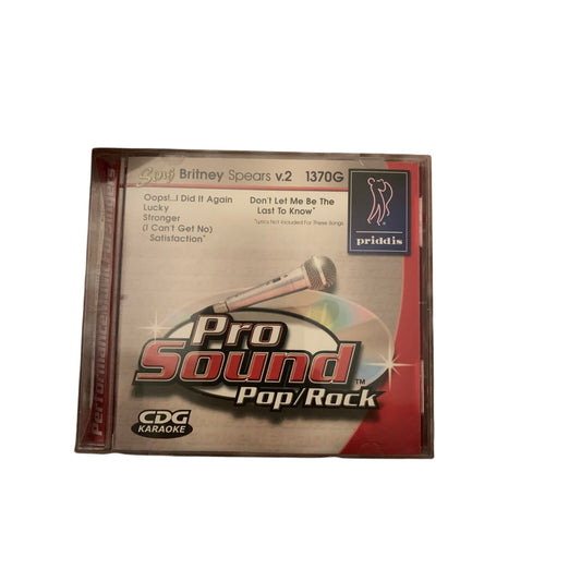 Pro Sounds (In the style of Britney Spears) - sing Britney Spears v.2 (Karaoke CD)