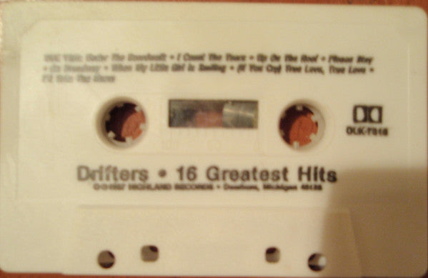 The Drifters : 16 Greatest Hits (Cass, Comp, Whi)