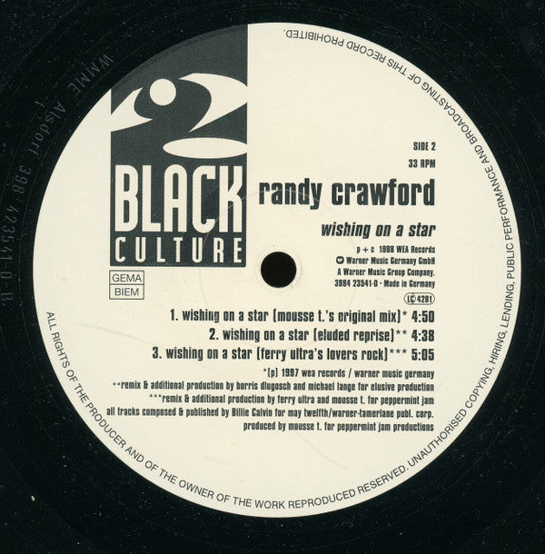 Randy Crawford : Wishing On A Star (12")