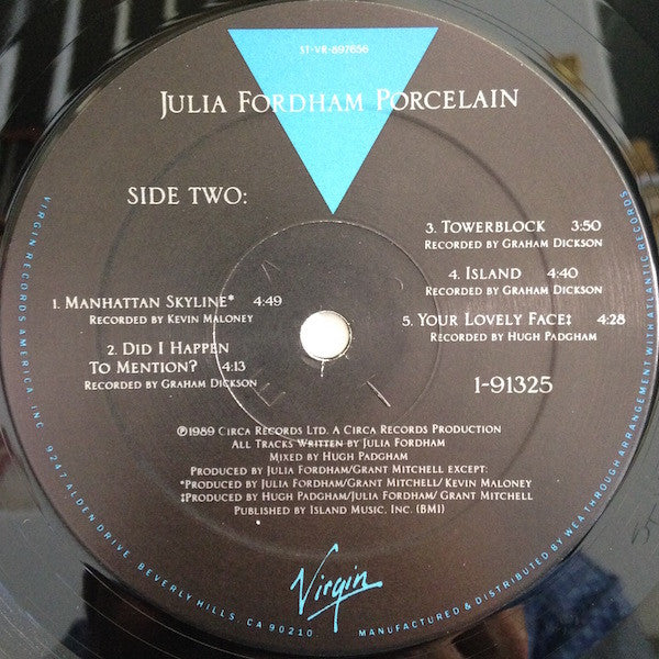 Julia Fordham : Porcelain (LP, Album)