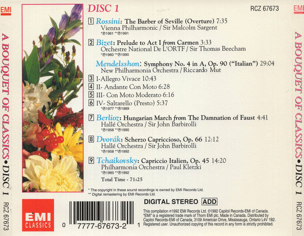 Various : A Bouquet Of Classics (5xCD, Comp + Box)