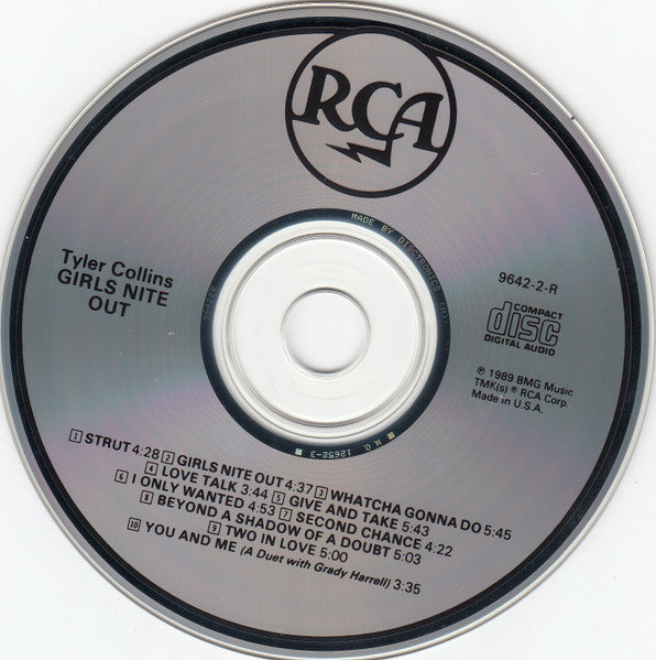 Tyler Collins : Girls Nite Out (CD, Album)