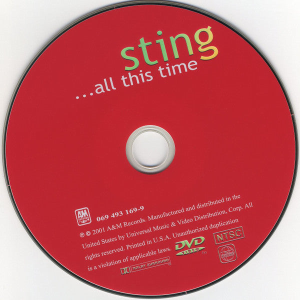 Sting : ...All This Time (DVD-V, NTSC, Dol)
