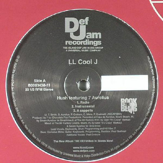 LL Cool J : Hush (12")