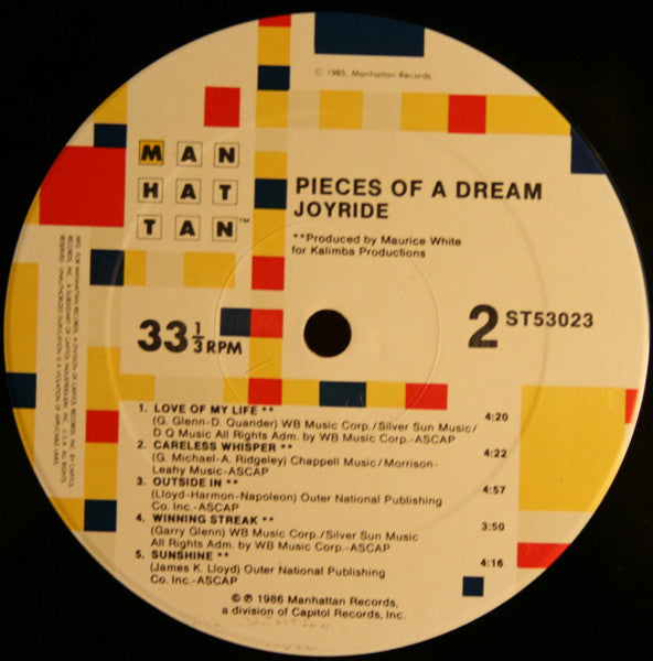 Pieces Of A Dream : Joyride (LP, Album)