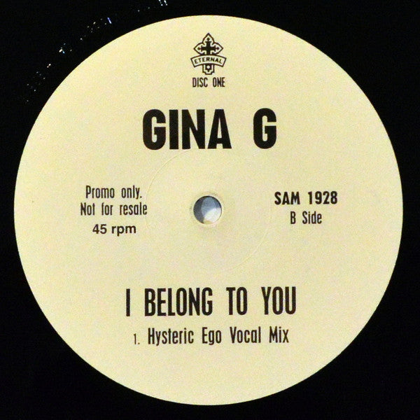 Gina G : I Belong To You (2x12", Ltd, Promo)
