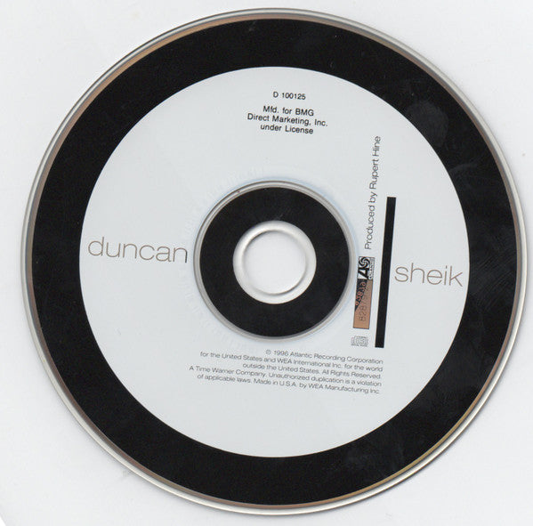 Duncan Sheik : Duncan Sheik (CD, Album, Club)