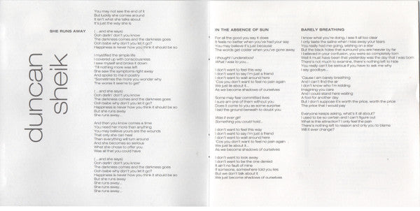Duncan Sheik : Duncan Sheik (CD, Album, Club)