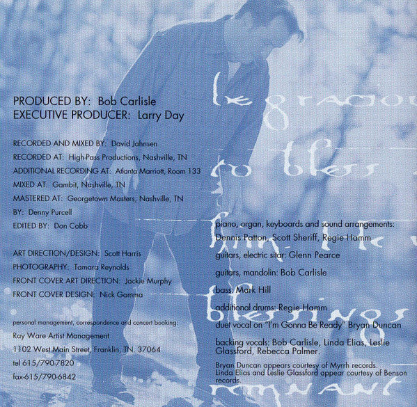 Bob Carlisle (2) : Butterfly Kisses (Shades Of Grace) (CD, Album, Club)