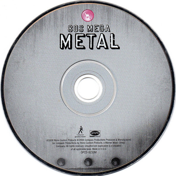 Various : 80s Mega Metal (CD, Comp)