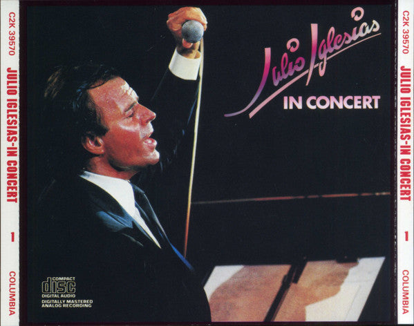 Julio Iglesias : In Concert (2xCD, Album, RE)