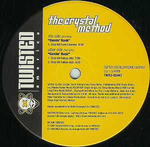 The Crystal Method : Comin' Back (12")