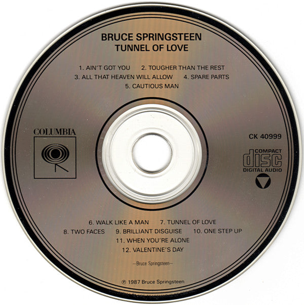 Bruce Springsteen : Tunnel Of Love (CD, Album)