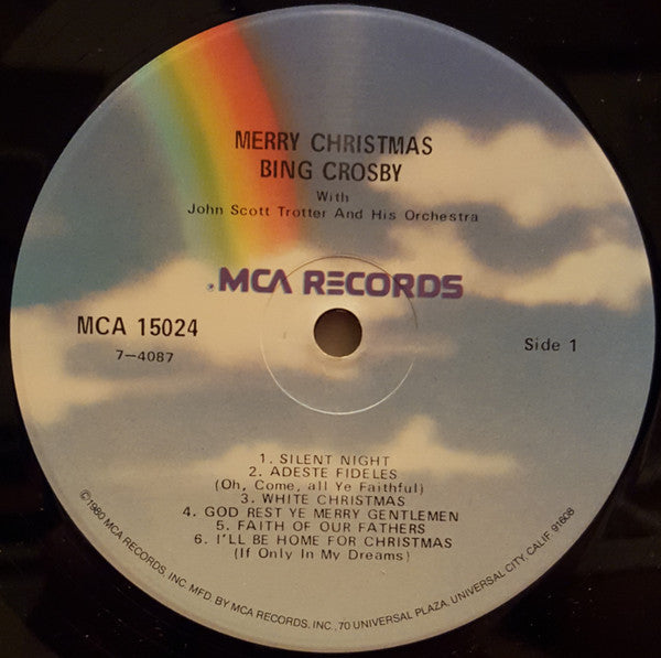 Bing Crosby : Merry Christmas (LP, Album, RE, Blu)