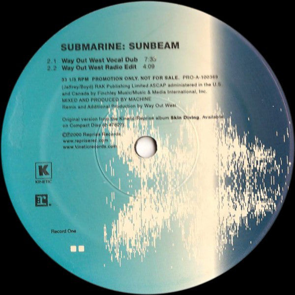 Submarine (4) : Sunbeam (2x12", Promo)