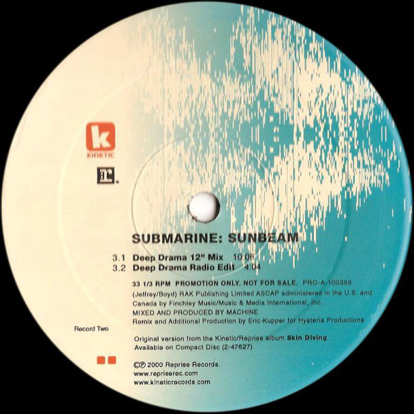Submarine (4) : Sunbeam (2x12", Promo)