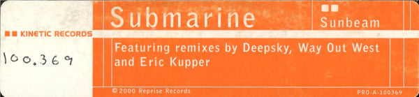 Submarine (4) : Sunbeam (2x12", Promo)