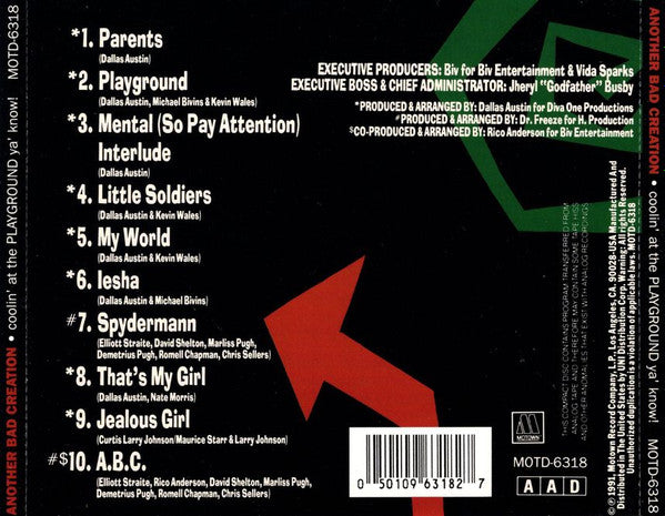 Another Bad Creation : Coolin' At The Playground Ya' Know (CD, Album, Mad)