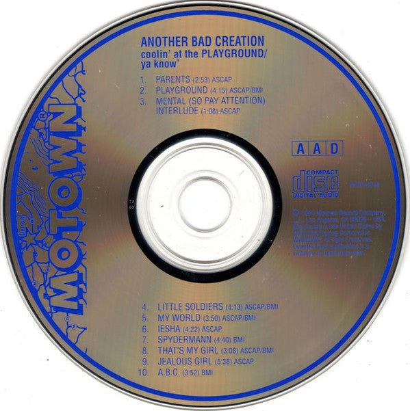 Another Bad Creation : Coolin' At The Playground Ya' Know (CD, Album, Mad)