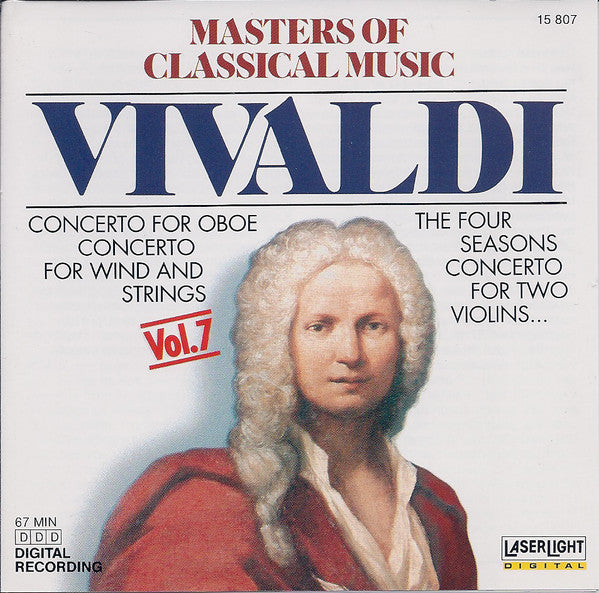 Vivaldi* : Masters Of Classical Music, Vol.7: Vivaldi (CD, Comp, RE)