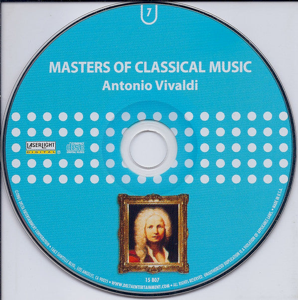 Vivaldi* : Masters Of Classical Music, Vol.7: Vivaldi (CD, Comp, RE)