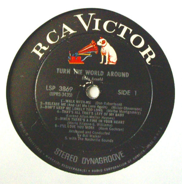 Eddy Arnold : Turn The World Around (LP, Album, RE, Ind)