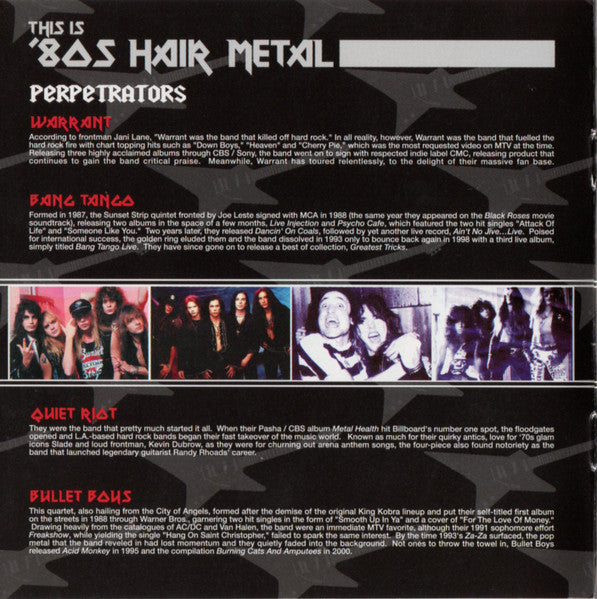 Various : This Is '80s Hair Metal (3xCD, Album, Comp)