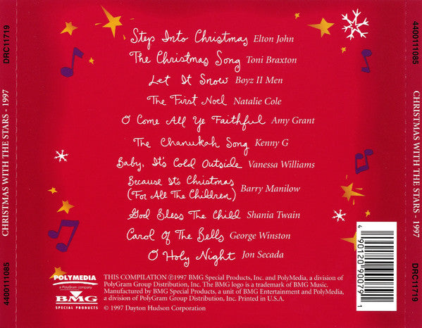 Various : Christmas With The Stars - 1997 (CD, Comp)