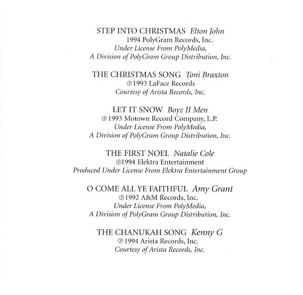 Various : Christmas With The Stars - 1997 (CD, Comp)