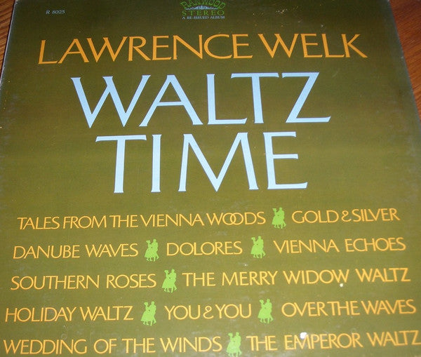 Lawrence Welk : Waltz Time (LP, Album, RE)