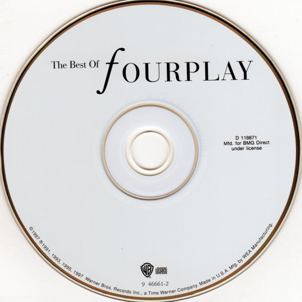 Fourplay (3) : The Best Of Fourplay (CD, Comp, Club)