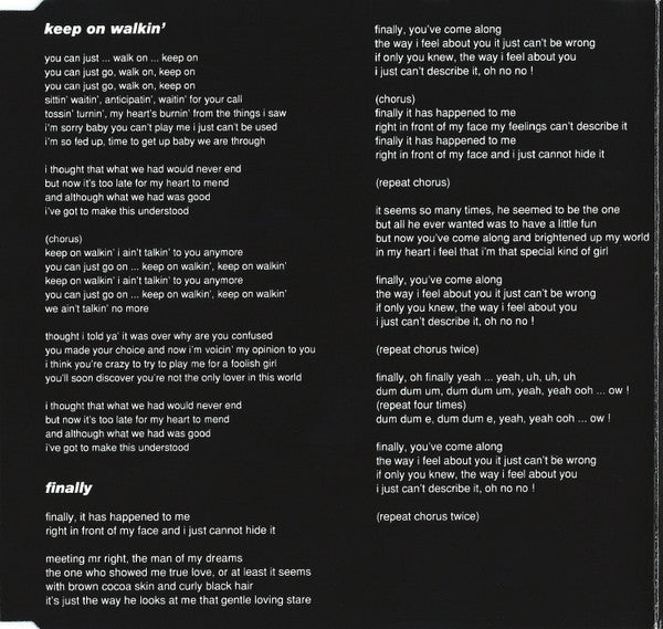 Ce Ce Peniston : Keep On Walkin' (CD, Single)