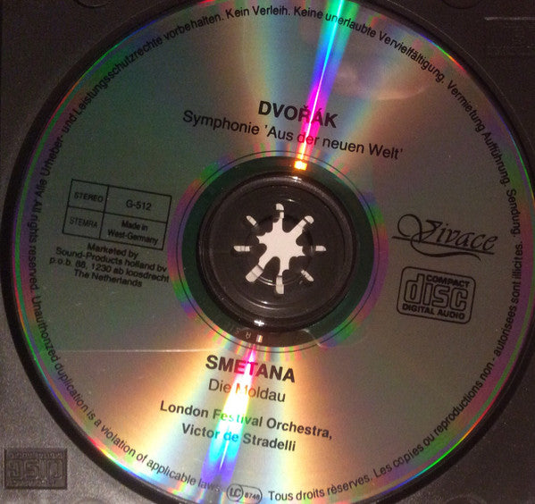 Dvorak*, Smetana*, London Festival Orchestra (2), Victor De Stradelli : Symphonie Aus Der Neuen Welt / Moldau (CD, Album)