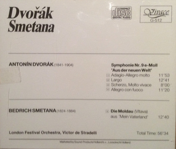Dvorak*, Smetana*, London Festival Orchestra (2), Victor De Stradelli : Symphonie Aus Der Neuen Welt / Moldau (CD, Album)