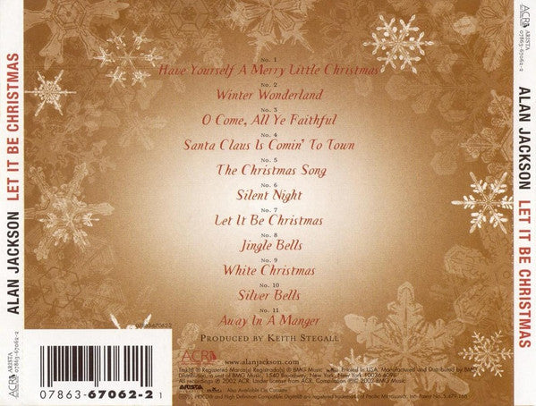 Alan Jackson (2) : Let It Be Christmas  (CD, Album, HDC)