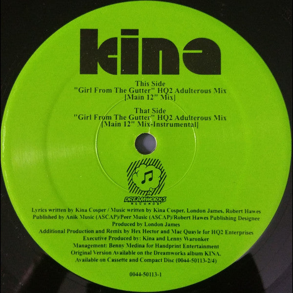 Kina : Girl From The Gutter (HQ2 Remixes) (12")