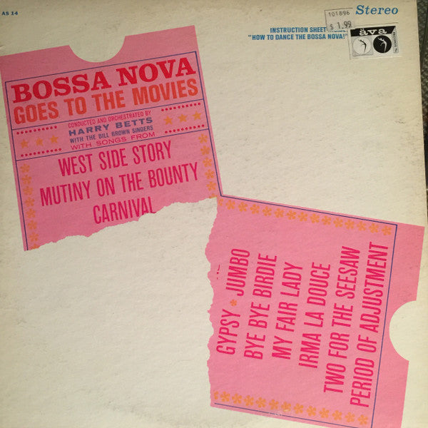 Harry Betts With The Bill Brown Singers : Bossa Nova Goes To The Movies (LP, Album)