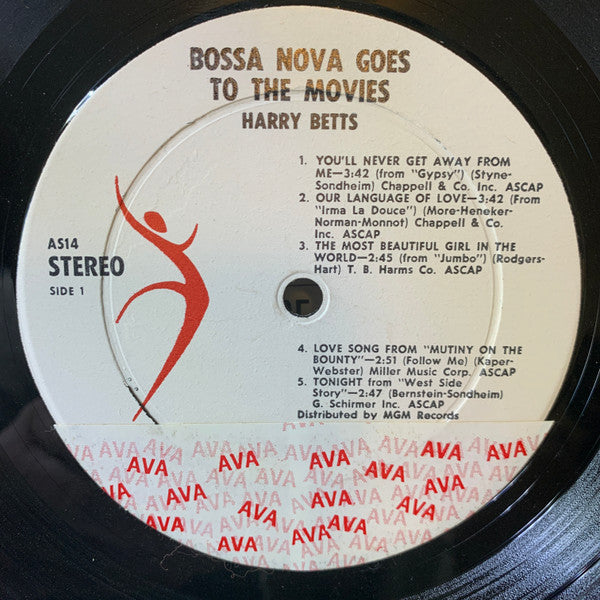 Harry Betts With The Bill Brown Singers : Bossa Nova Goes To The Movies (LP, Album)