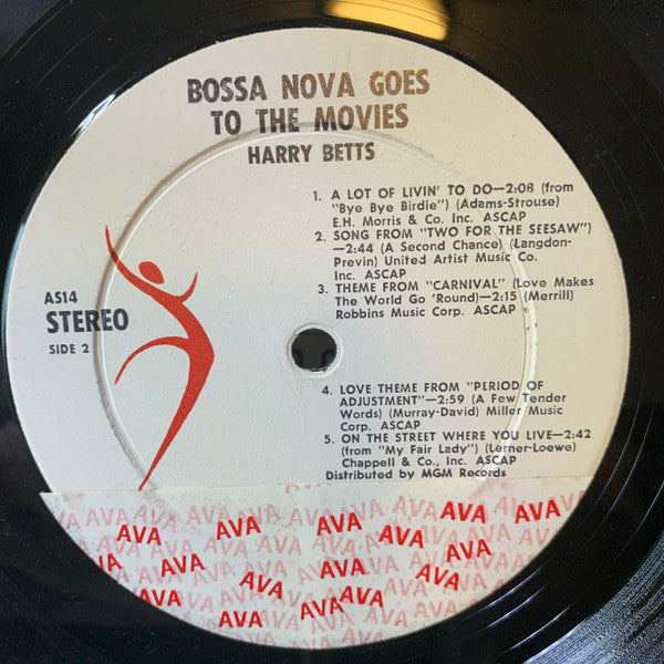 Harry Betts With The Bill Brown Singers : Bossa Nova Goes To The Movies (LP, Album)