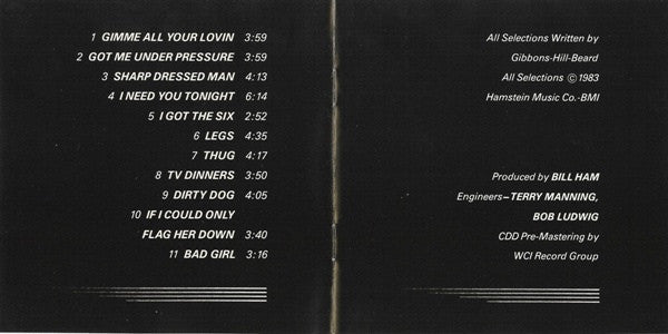 ZZ Top : Eliminator (CD, Album, RE, DAD)