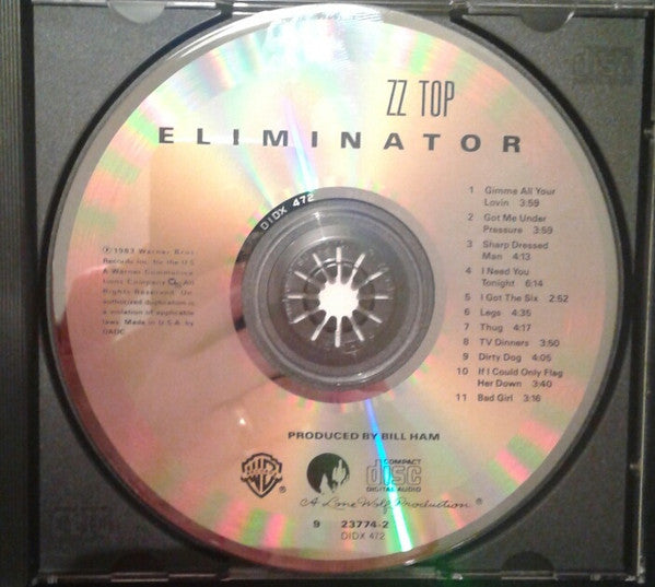 ZZ Top : Eliminator (CD, Album, RE, DAD)