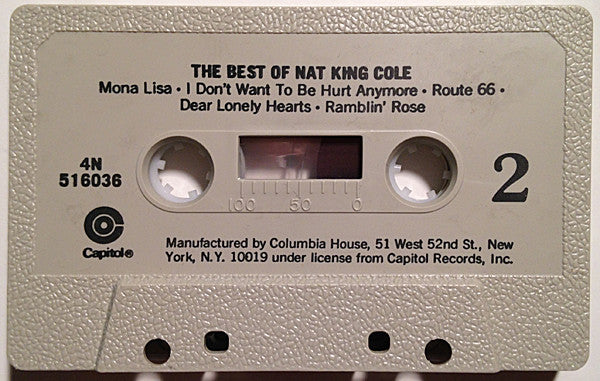Nat King Cole : The Best Of Nat King Cole (Cass, Comp, Club, RE, CRC)