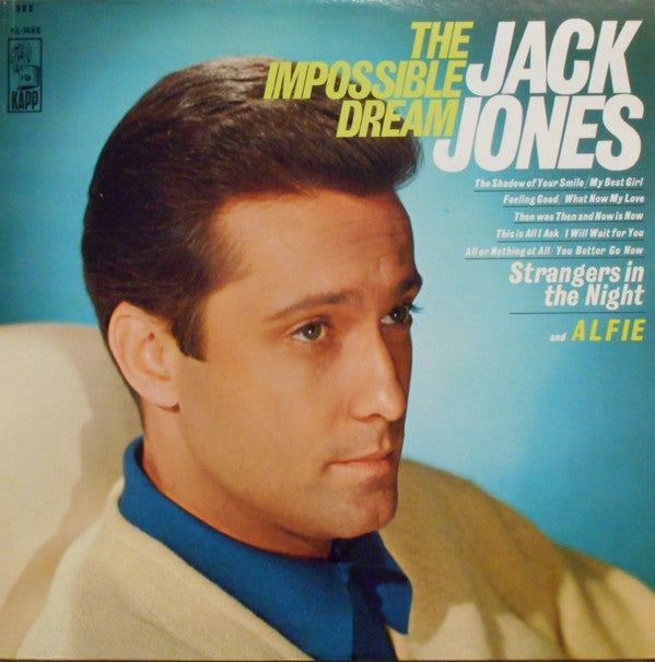 Jack Jones : The Impossible Dream (LP, Album, Mono)