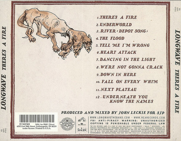 Longwave : There's A Fire (CD, Album, Club)
