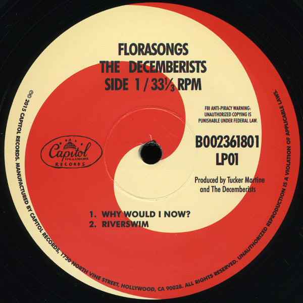 The Decemberists : Florasongs (10", EP)