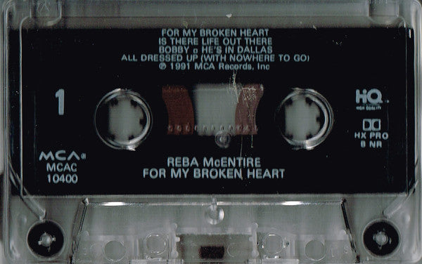 Reba McEntire : For My Broken Heart (Cass, Album)