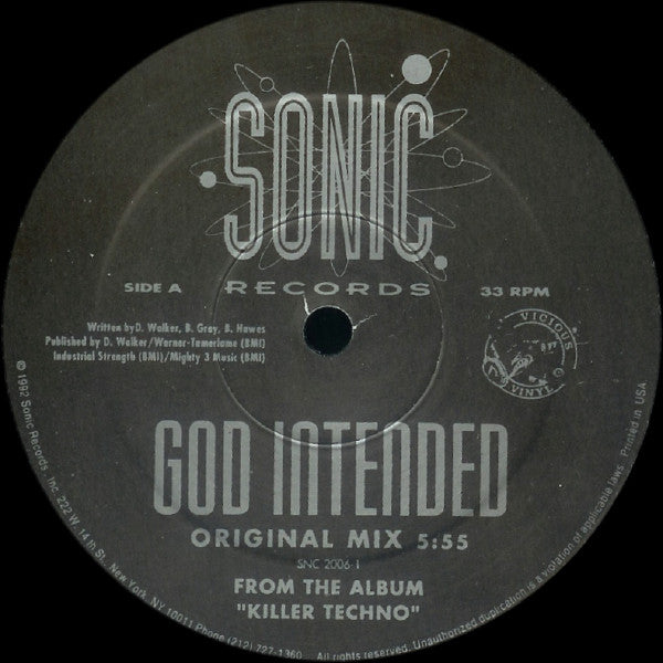 Ground Level : God Intended (12")