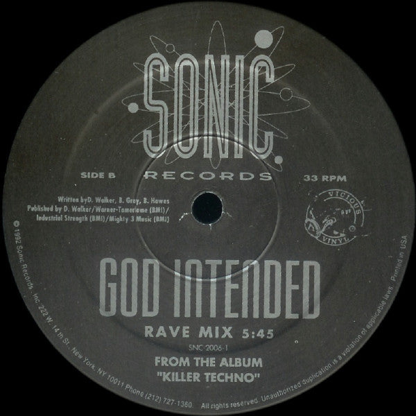 Ground Level : God Intended (12")